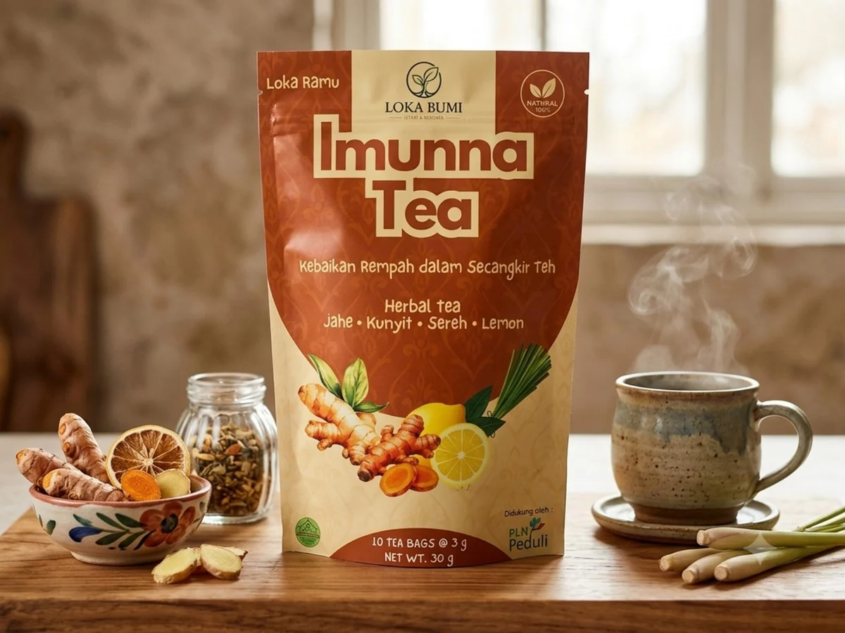 Imunna Tea LOKA BUMI, foto produk asli